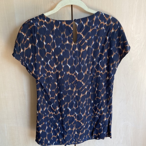 **SOLD** Ravello print silk blend blouse - Picture 2 of 6